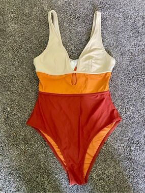 Cupshe Colorblock One-Piece Swimsuit